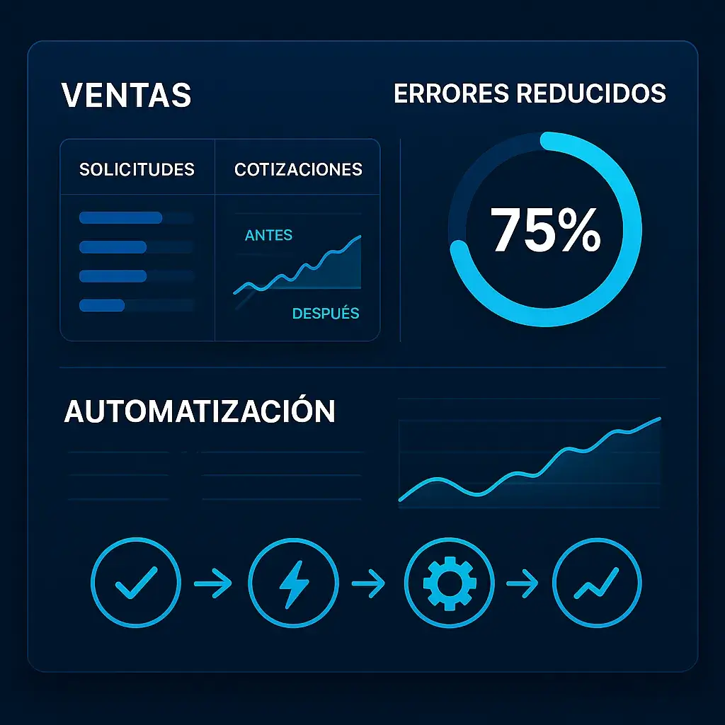 Automatización y reducción de errores administrativos