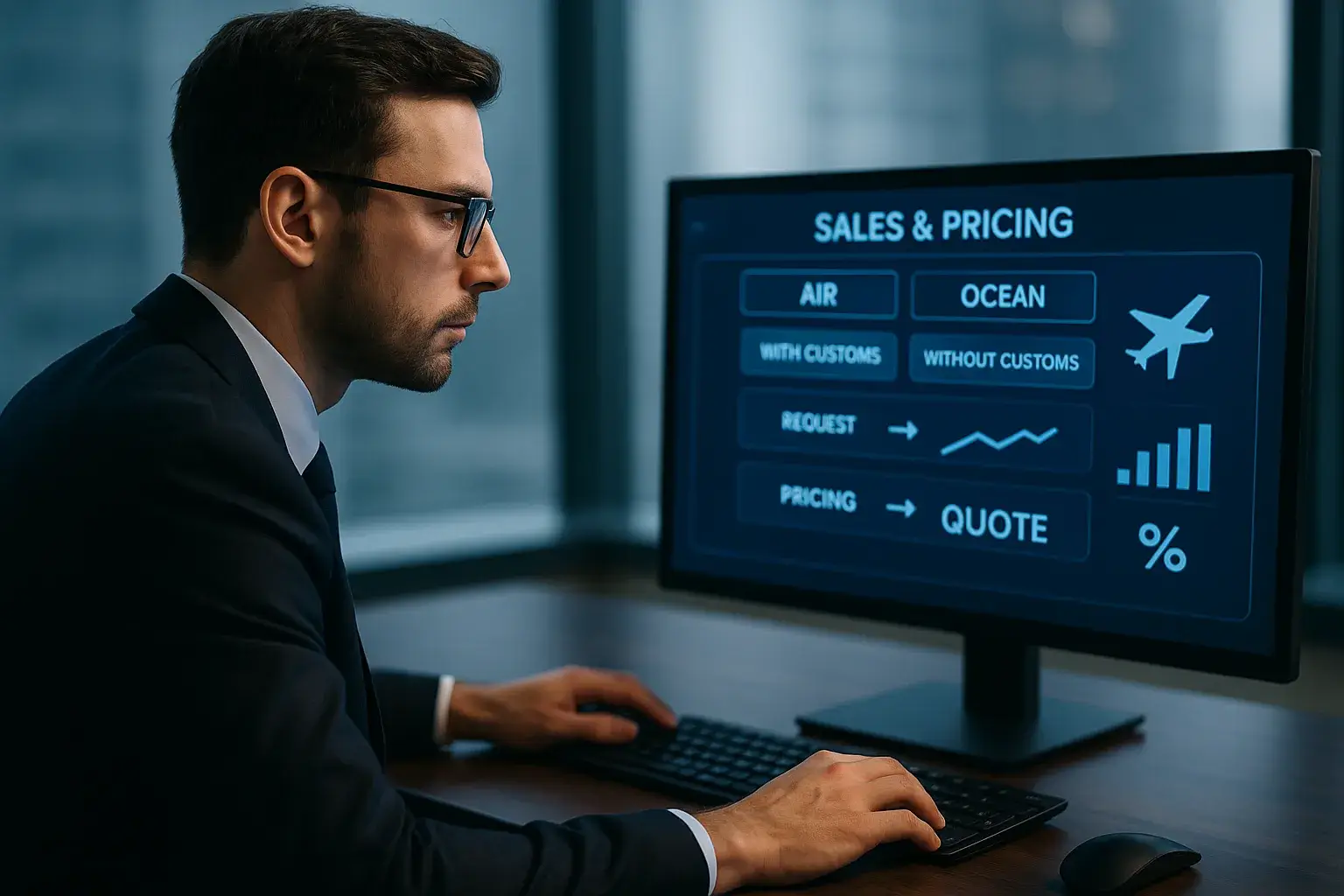 Pantalla del módulo Ventas y Pricing