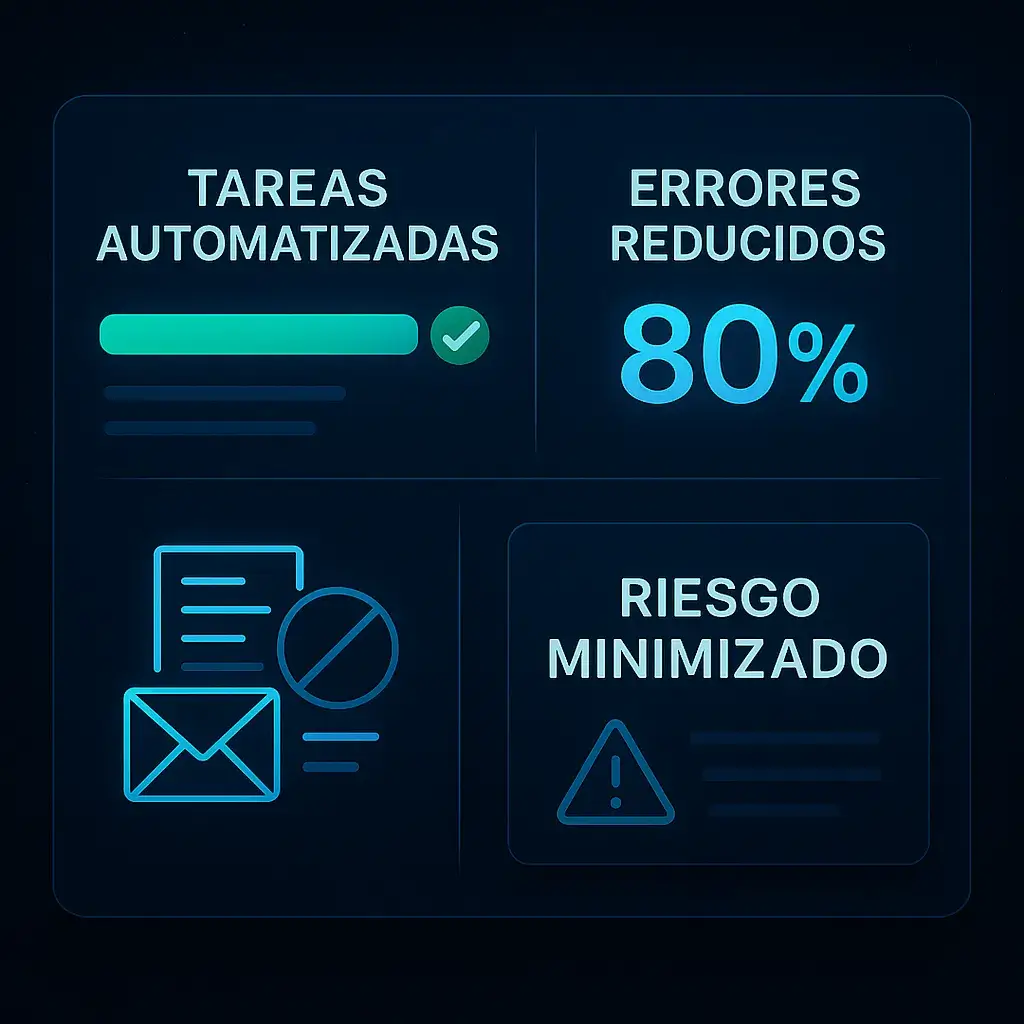 Automatización y menos errores