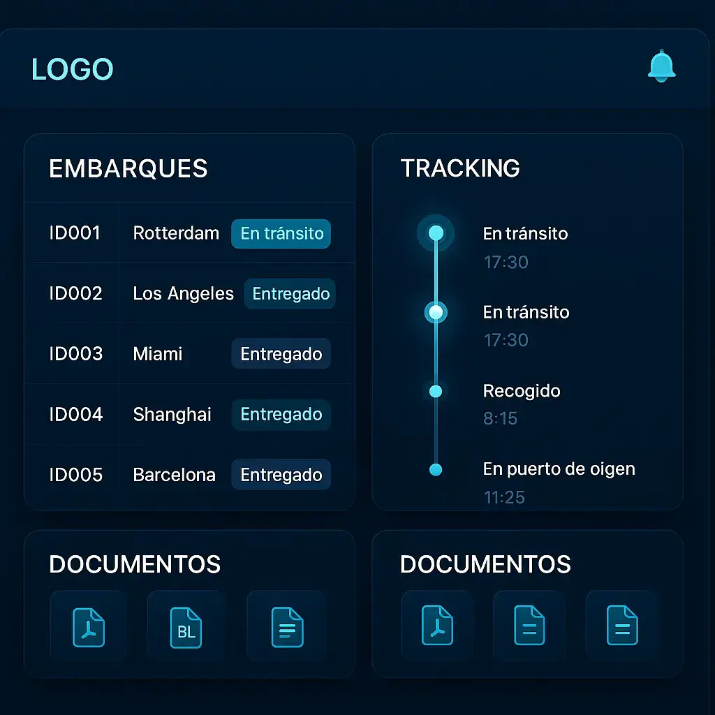 Portal de cliente y tracking