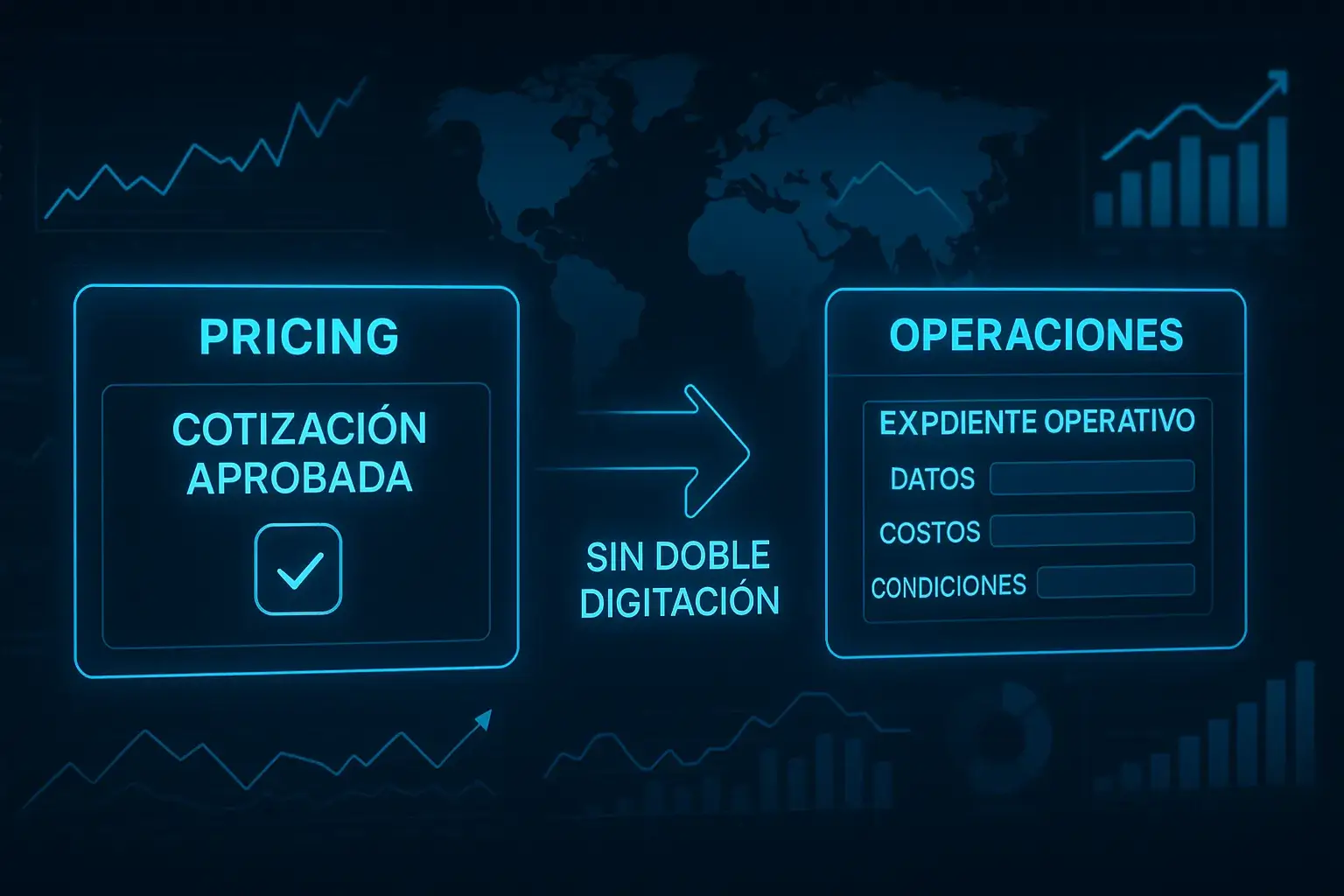Integración de datos entre Pricing y Operaciones